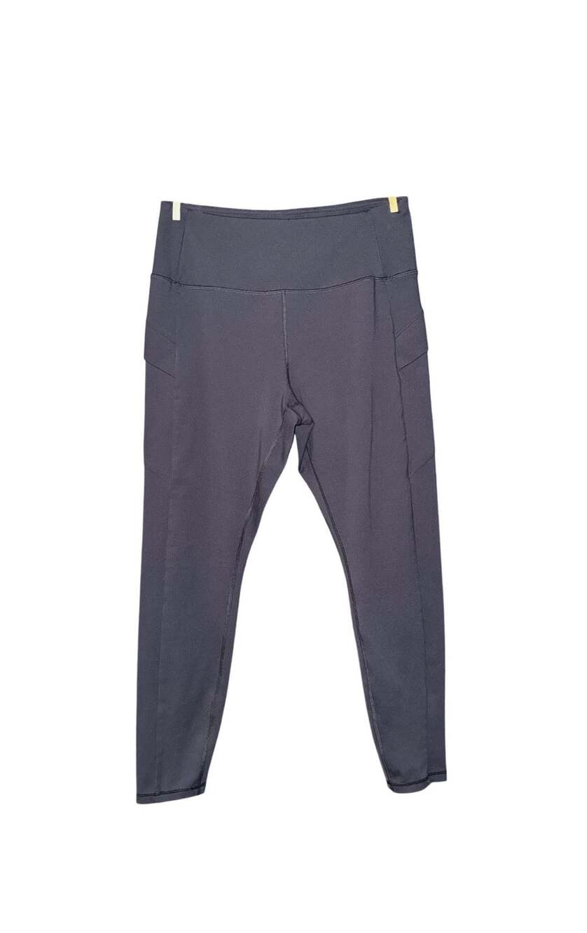 Avalanche Leggings Size Large Black Pocket High Rise Workout